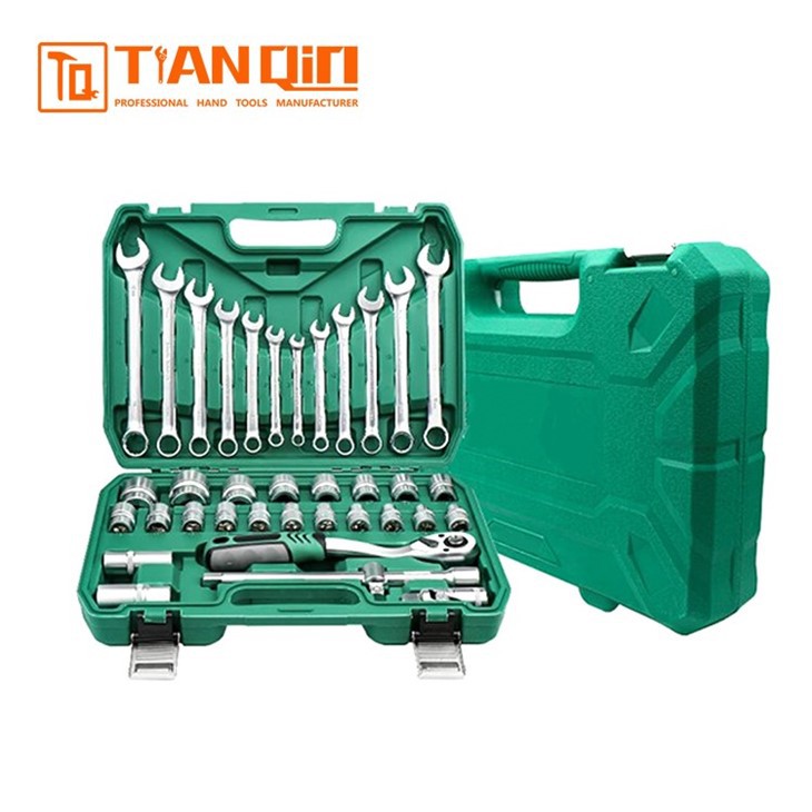 37 PCS Socket Wrench Set (72 Teeth)(Nickel Plating) high quality
